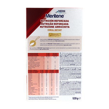 Meritene Forced Nutrition Cereal Instantâneo Multifrutas 520g