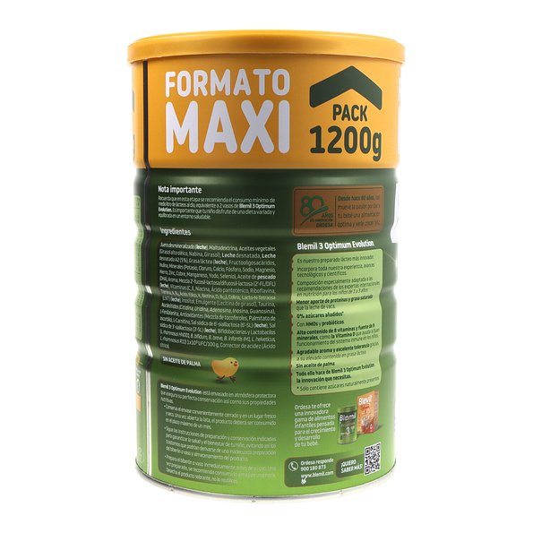 Blemil 3 Optimum Evolution 1200 g Promo