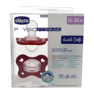 Chicco Chupete Silicona Physioforma Dual Soft Rosa 16-36 Meses 2ud 