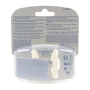 Chupete Silicona Chicco Physioforma Crystal 2 - 6 Meses 2 Unidades 2