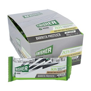 Finisher Barrita Proteica Sabor Yogur Y Canela Con Chocolate Blanco 20 Barritas