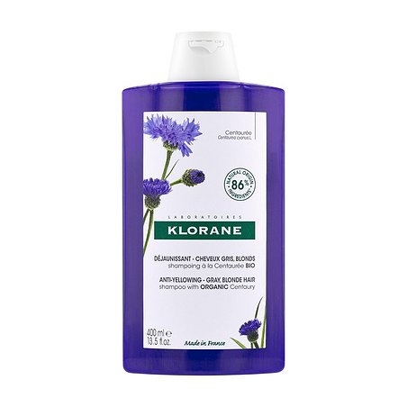 Klorane Champú A La Centaurea Bio Reflejos Plateados 400ml