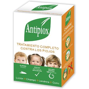 Loção antipiolho Halley Antipiox 150 ml + Shampoo 150 ml + Pente para lêndeas + Touca promocional