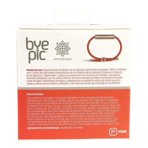 Pulseira Aromática Rim Byepic Cordão Laranja 1 Unidade