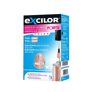 Excilor Forte 30ml + Esmalte Cosmetico Color Nude 8ml