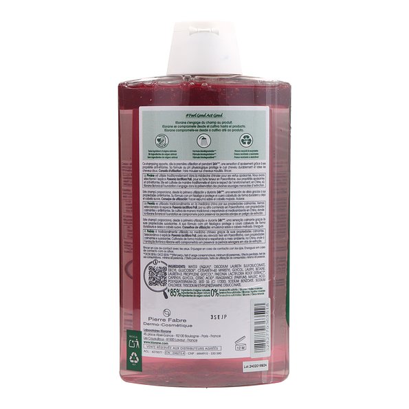 Klorane Champu Peonia 2x400 ml Promo