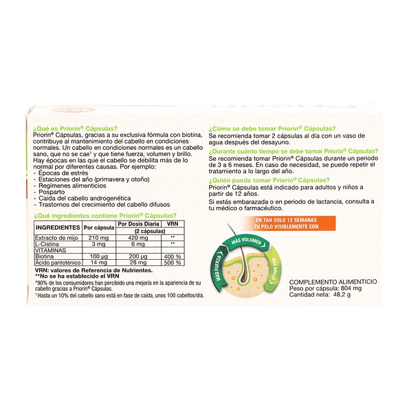 Priorin 60 Cápsulas