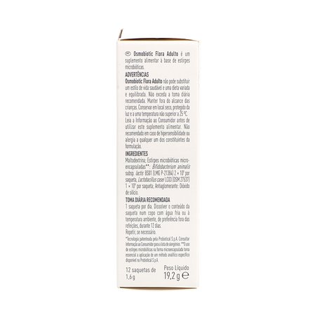 Osmobiotic Flora Adulto 12 Sachês 16g