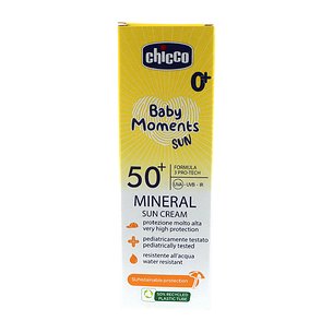 Chicco Baby Crema Solar Mineral Spf 50 +0 75 ml 2