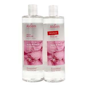 Solução Micelar de Água de Rosas Aldem 2x500ml