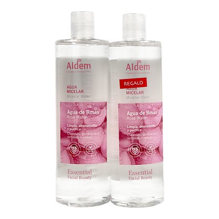 Solução Micelar de Água de Rosas Aldem 2x500ml