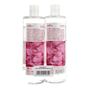 Solução Micelar de Água de Rosas Aldem 2x500ml 2