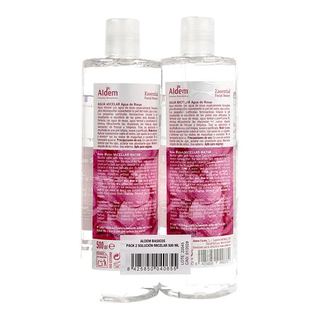 Solução Micelar de Água de Rosas Aldem 2x500ml