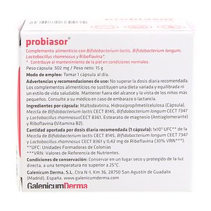 Probiasor 30 Cápsulas 2