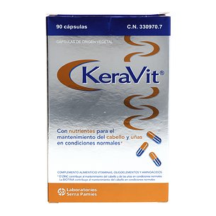 Keravit Cabelo e Unhas 90 Cápsulas