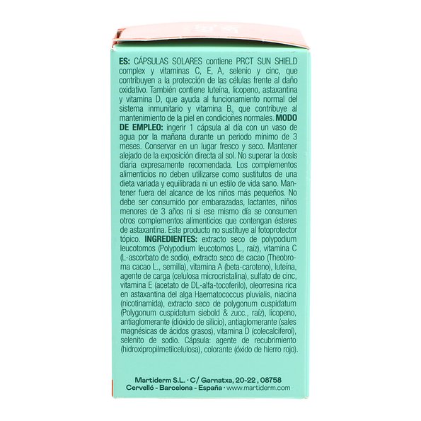 Martiderm Sun Care 60 Capsules