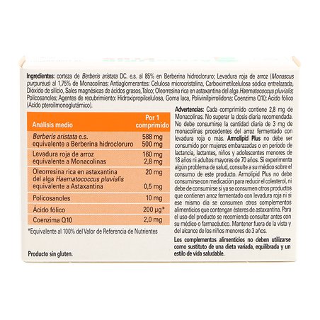 Armolipid Plus 30 comprimidos