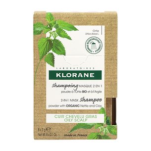 Klorane 2-in-1 Brennnessel- und Tonshampoo und Maske