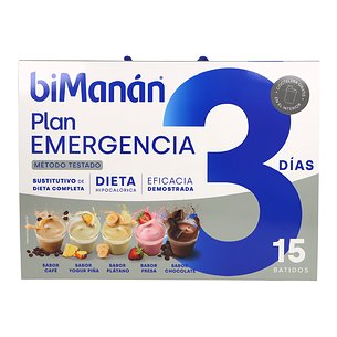 Plano de Emergência Bimanan 3 Dias 15 Shakes