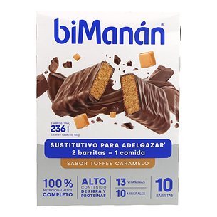 Bimanan Beslim Toffee-Karamell-Riegel 10 Einheiten
