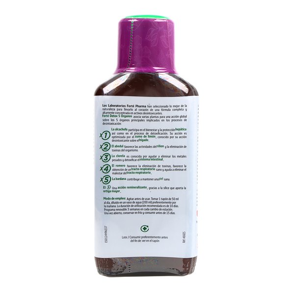 Forte Detox 5 Organs 500 ml Forte Pharma