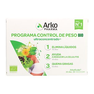 Arkofluido Programa Control De Peso Bio 30 Ampollas 10ml