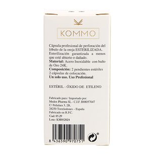 Pendiente Boton Circonita Azul 3mm 2