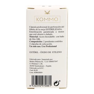 Pendiente Circonita Zul 3mm 2