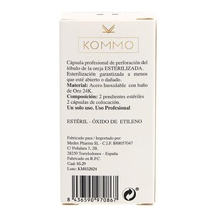 Pendiente Boton Circonita Blanca 2mm 2