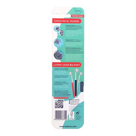 Cepillo Dental Adulto Balene 1 Ud Medio Color A