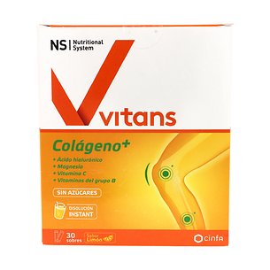Ns Vitans Colágeno Sabor Limão 30 Sachês