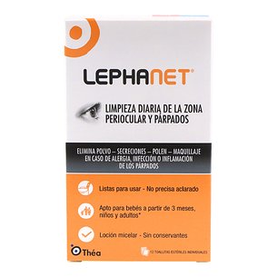 Lephanet 12 Toallitas Limpiadoras Ojos