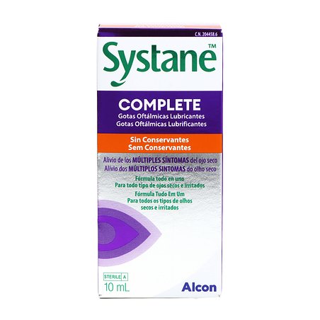 Systane Complete sem conservantes 10 ml