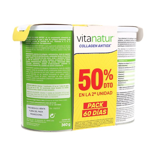 Vitanatur Collagen Antiox 2x360 g Promo
