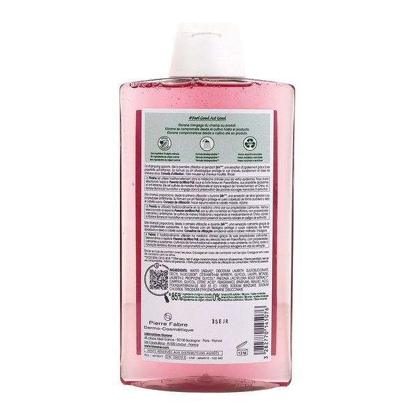 Shampoo Klorane Peônia 400 ml