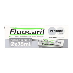 Fluocaril Bifluore 145mg Whitening Toothpaste 2x75 ml Promo