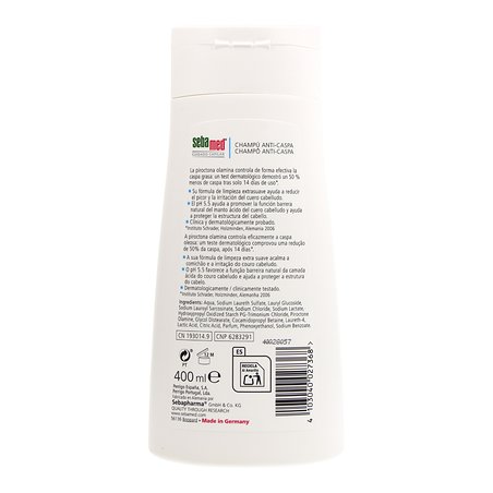 Shampoo Anticaspa Sebamed 400 ml