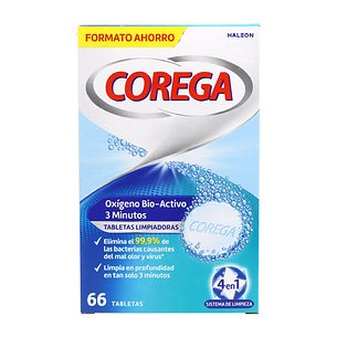 Corega Bioactive Oxygen 66 Tablets