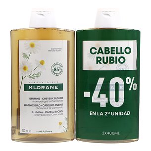 Klorane Champu Camomila 2x400 ml Promo
