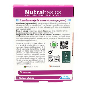 Red Yeast Rice (2.9 mg Monacolin K) 30 Capsules Drasanvi 2