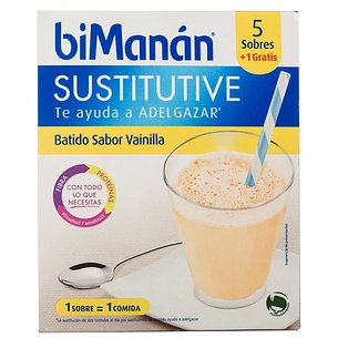 Bimanan Batido de Baunilha 55 gr X 6 Sachês