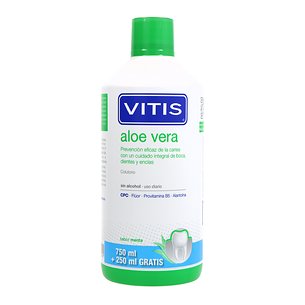 Vitis Aloe Vera Menta Enxaguante Bucal 1000 ml