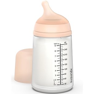 Mamadeira de silicone Suavinex Zero Anti-Cólica 270 ml