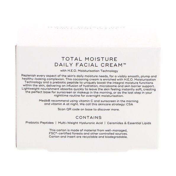 Creme Facial Diário Medik8 Total Moisture 50 ml