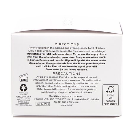 Creme Facial Diário Medik8 Total Moisture 50 ml