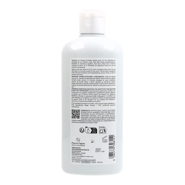 Ducray Anaphase Champu Anticaida Y Crecimiento 400 ml