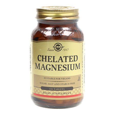 Solgar Magnésio Quelatado 100 Comprimidos