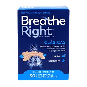 Tira Nasal Breathe Right Peqmed 30 Unidades