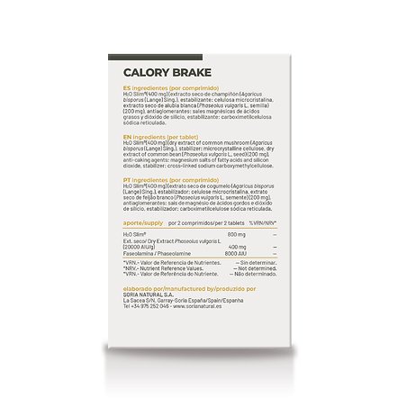 Calory Brake Con H2o Slim 24com Soria Natural