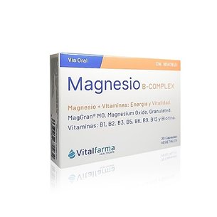 Vitalfarma Magnésio B Complexo 30 Cápsulas